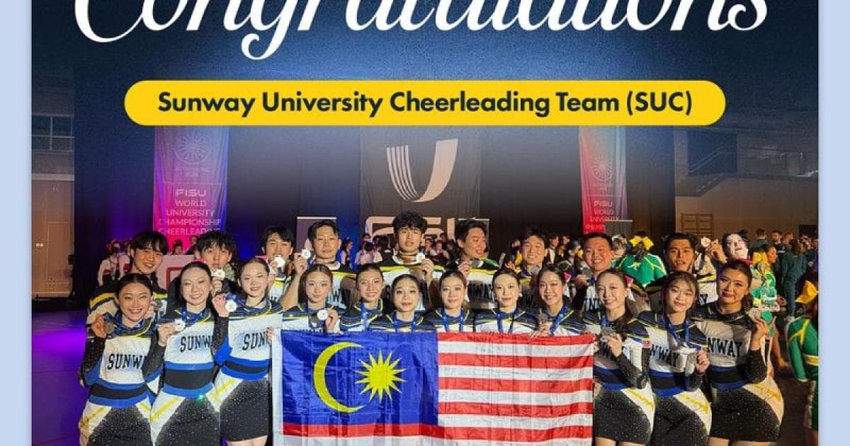 مدال نقره تیم چیرلیدینگ دانشگاه سان وی در مسابقات جهانی FISU ۲۰۲۶